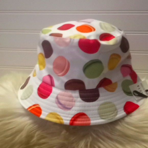 Macaroons Multicolored Reversible Cotton Bucket Hat - Picture 5 of 12